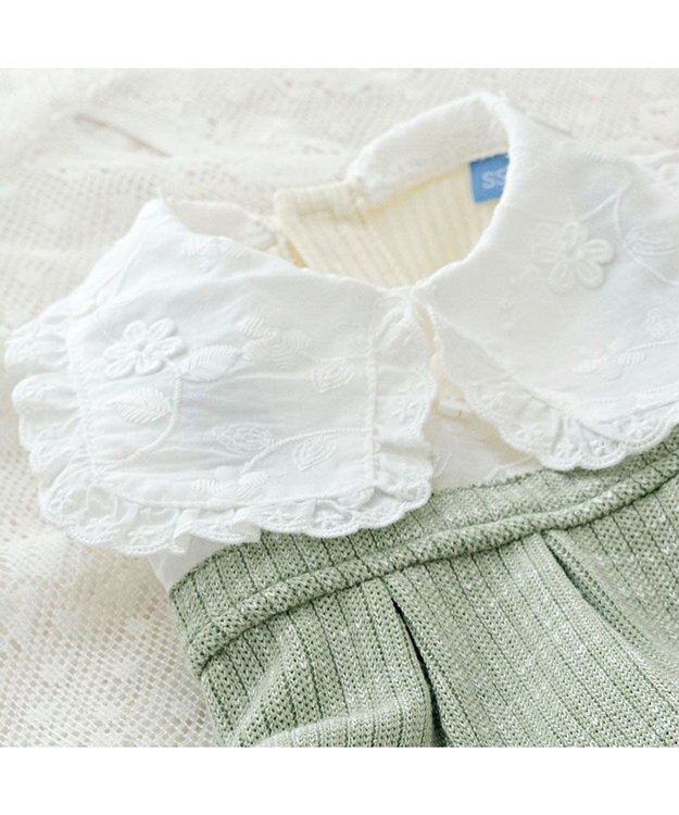 PET PARADISE ペットパラダイス ナチュラル パンツつなぎ 《小花 》 小型犬 グリーン