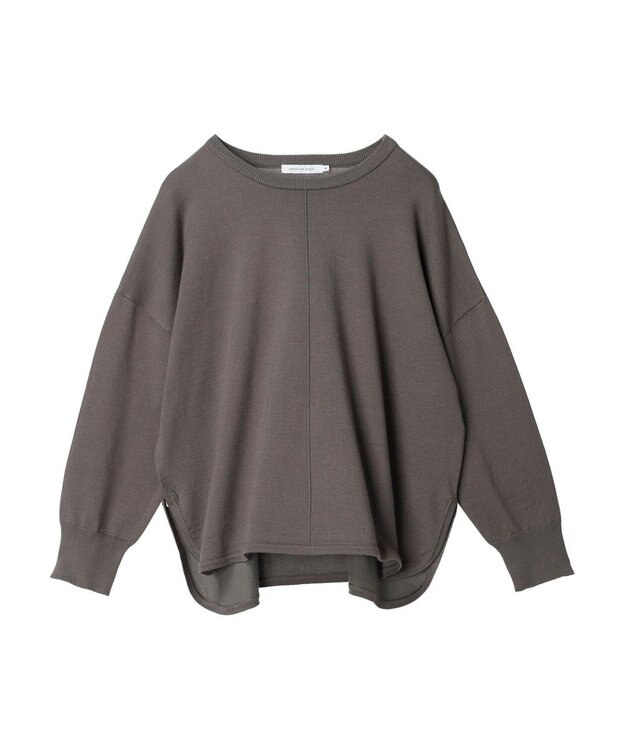 AMERICAN HOLIC センターシームラウンドニットプルオーバー Charcoal Gray