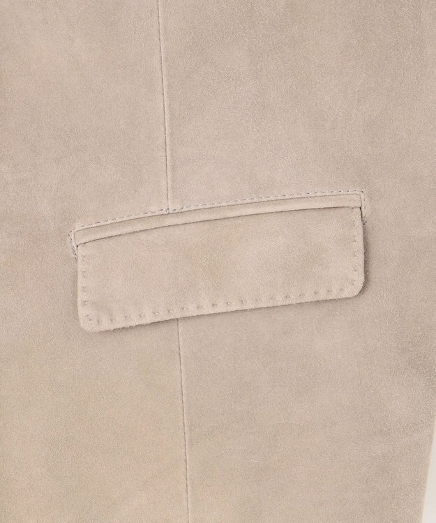 JOSEPH ABBOUD 【ゴートスウェード/軽量/ソフト/ストレッチ】ゴートスウェード ベスト ライトグレー系