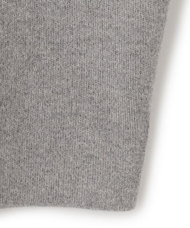 uncrave カシミヤブレンドニット ジップアップブルゾン グレー