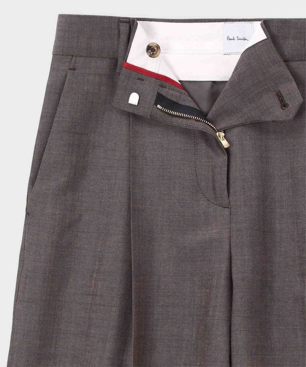 Paul Smith シャンブレー ワイドパンツ ライトベージュ