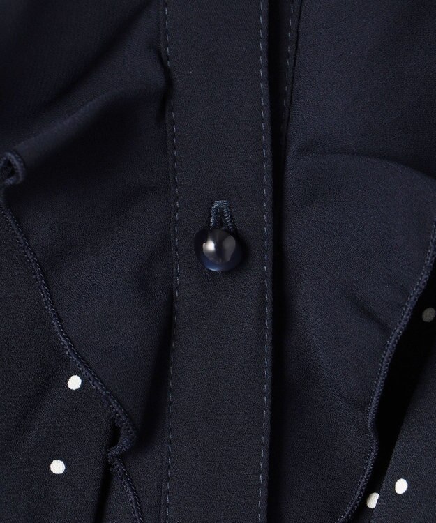 組曲 KIDS 【150-160cm】キャサリンドット ワンピース ネイビー系5