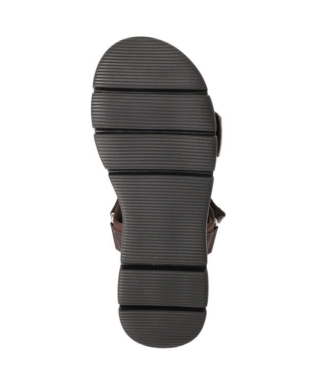 YECCA VECCA バックルスポーツサンダル Brown