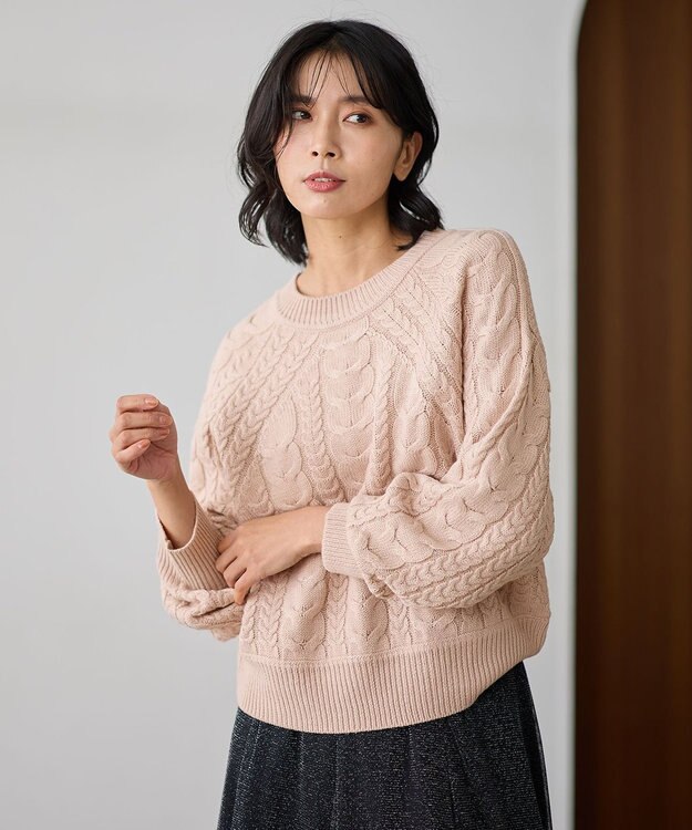 ANY ソフトタッチケーブル２ＷＡＹニット ピンク