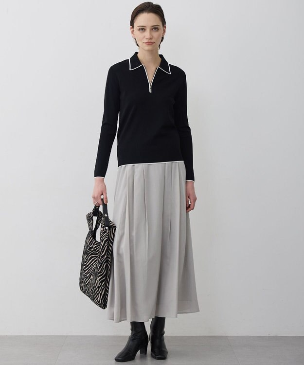 ICB 【先行予約】 ハイツイストドライメッシュ フレアスカート トープ