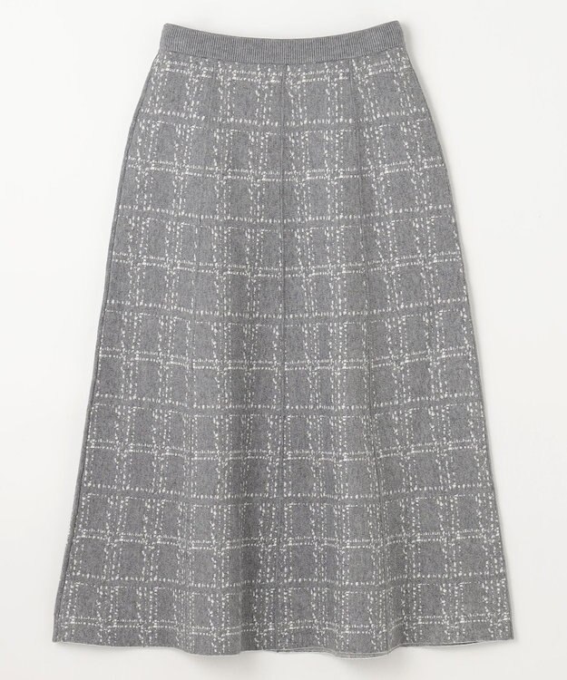 ANY ニットセットアップ グレー×オフ