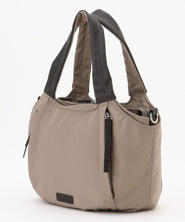 Y'SACCS ふんわりラウンド2WAYトート Sサイズ グレージュ