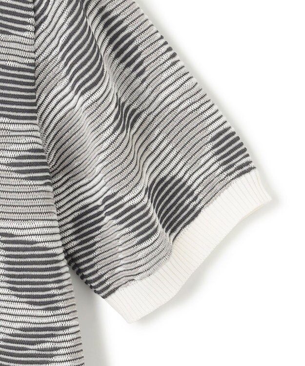 JOSEPH HOMME メキシカンブラインドジャガード　クルーネック半袖ニット アイボリー系5