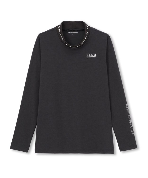 ZERO HALLIBURTON ZHG-W4b  デルタソロテックスロングリブモックネックTシャツ 82687 レディースゴルフ ブラック