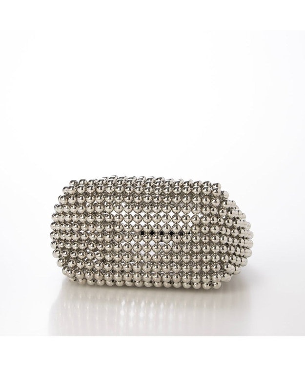 UNBILLION カシュカシュ cachecache / シルバービーズ手提げバッグ ブラック