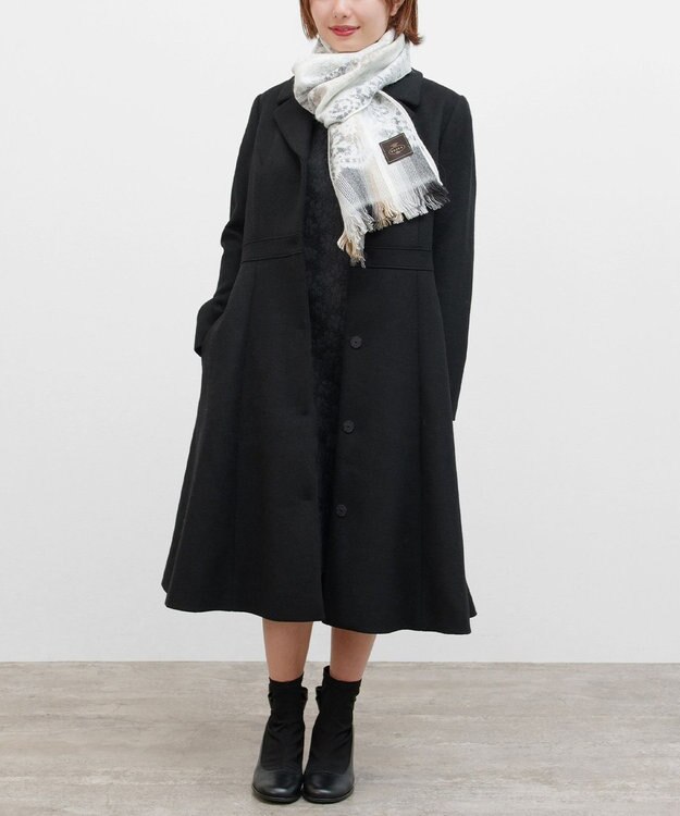 TOCCA JAQUARD LACE STOLE ストール ホワイト系