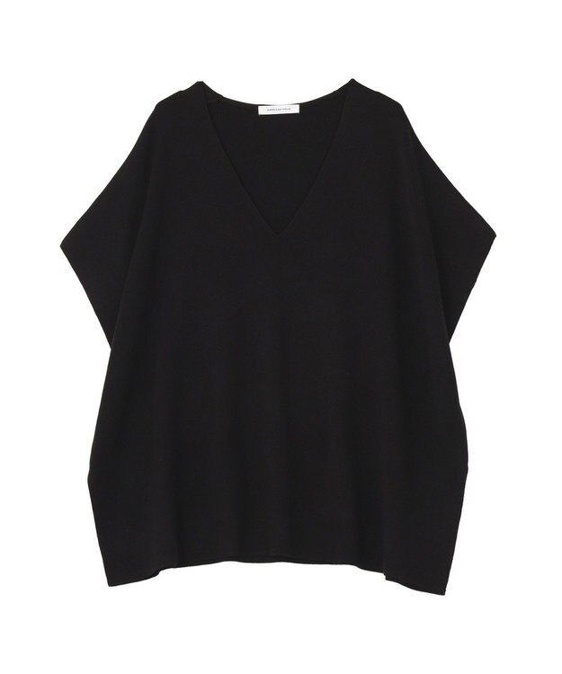 AMERICAN HOLIC Vネックニットベスト Black
