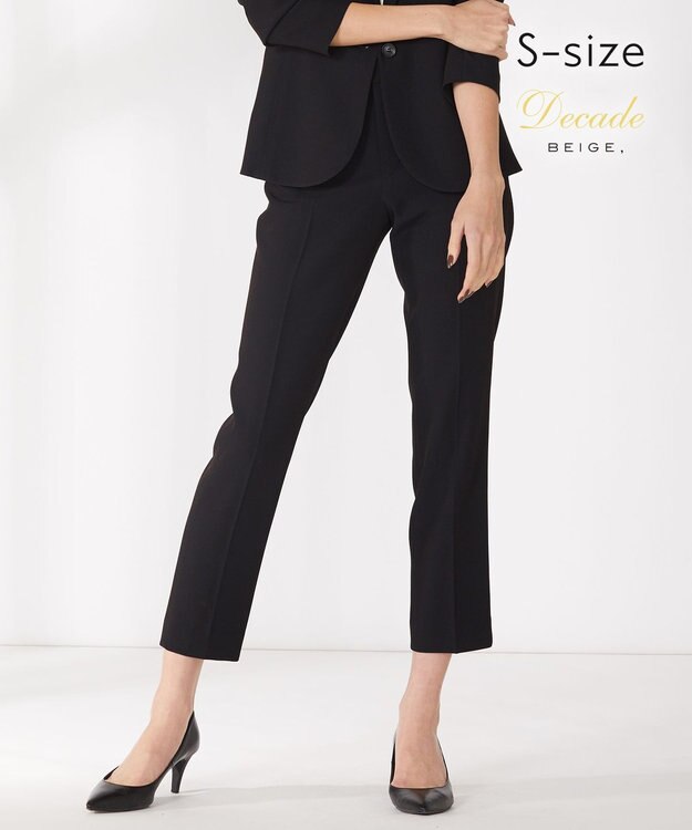 BEIGE， 【S-size】LUIZA / クロップドパンツ Black