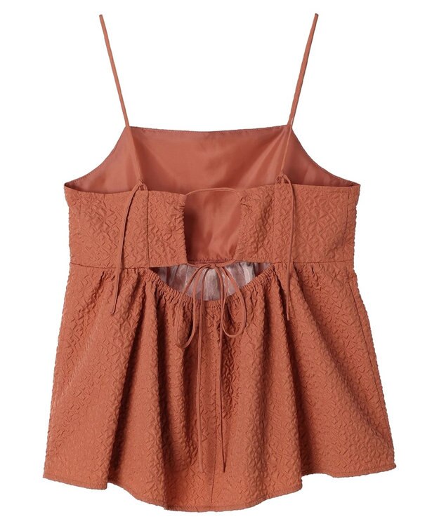 Green Parks ・ＥＬＥＮＣＡＲＥ　ＤＵＥ　フクレジャカードキャミソール Pink