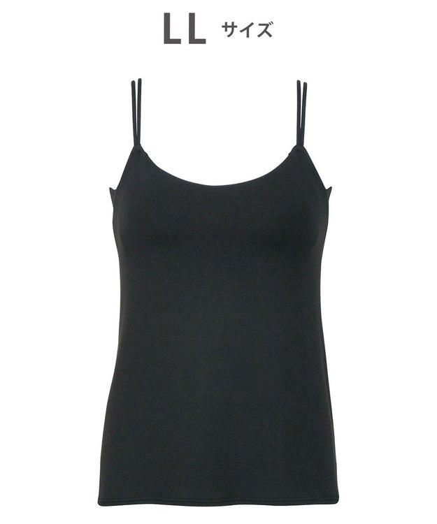 Wing インナー ブラトップ キャミソール【シンクロブラトップ】　レースタイプ　ウイング／ワコール　ET1091 ブラック
