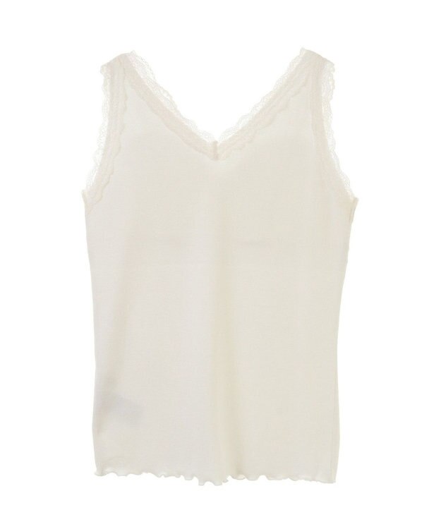 earth music&ecology ２ＷＡＹレースタンクトップ Ivory