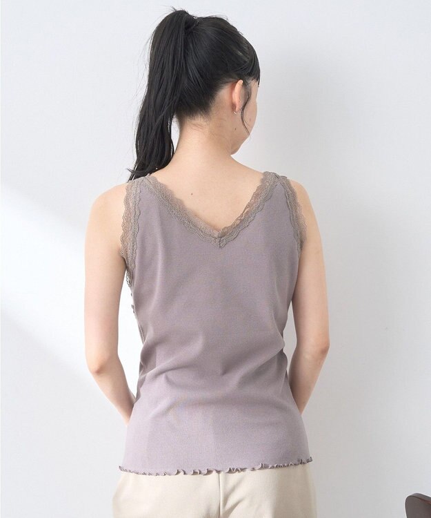 earth music&ecology ２ＷＡＹレースタンクトップ Mocha