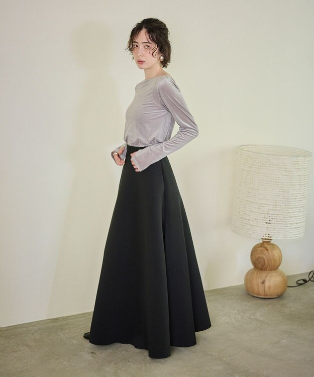 #Newans 【洗濯機可／ 前後着用可】 シアーベロアプルオーバー ライトグレー