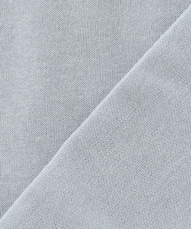 J.PRESS LADIES L 【洗える・抗菌防臭】コットンアセテート ドルマン ニット サックスブルー系