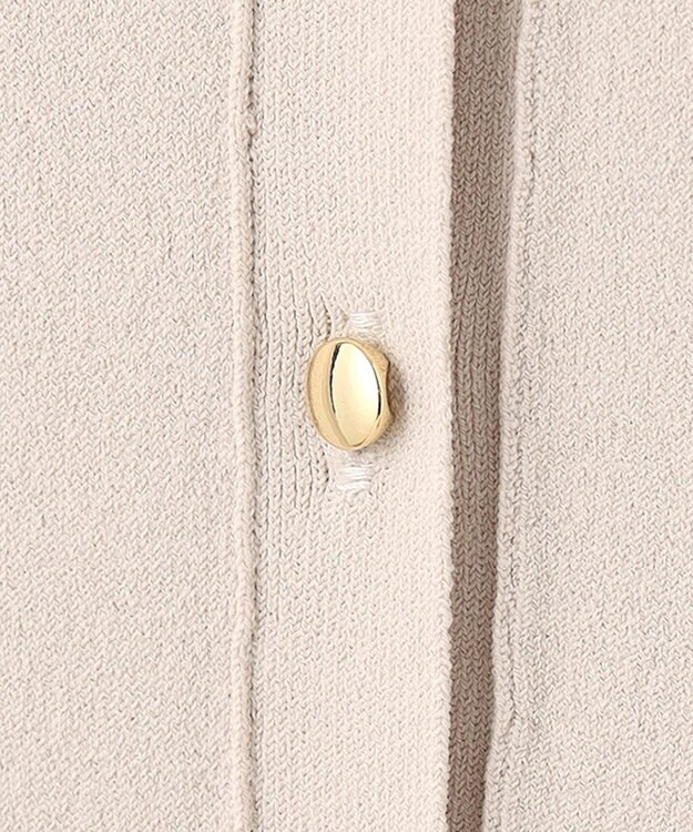 23区 S 【前後着用可能】レーヨンポリエステルストレッチ カーディガン ベージュ系