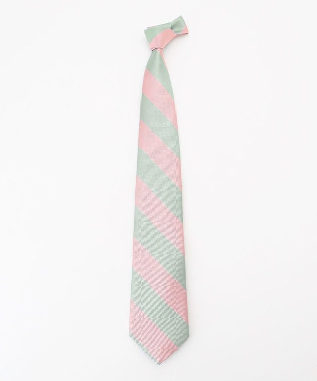J.PRESS MEN 【定番】オーセンティック レジメンタル ネクタイ ライトグリーン系2