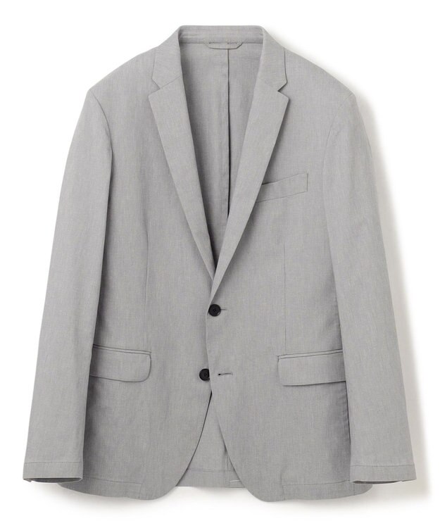 JOSEPH HOMME リネンシャンブレーストレッチ　ジャケット ライトグレー系