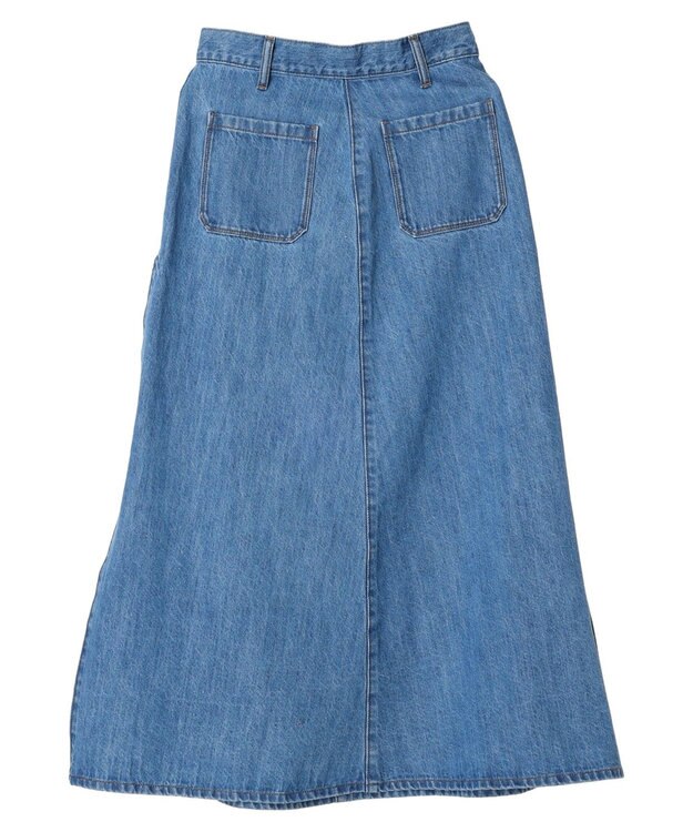 CRAFT STANDARD BOUTIQUE Ａライン４ＷＡＹデニムスカート Light Indigo