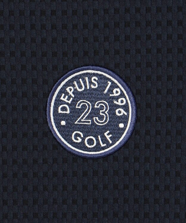 23区GOLF 【WOMEN】長袖ポロシャツ ネイビー系