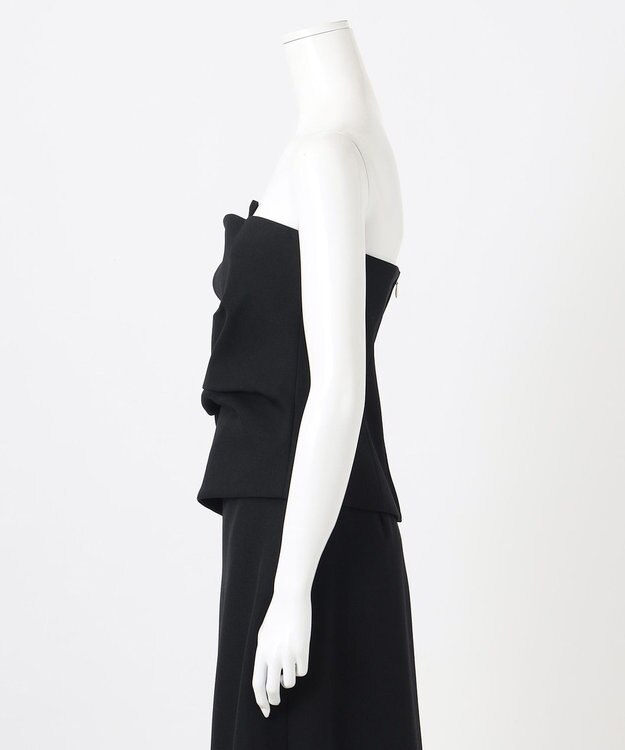 23区 L 【エステータ】ハードギャバジン ビスチェ ブラック系