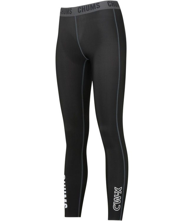 CW-X 【WOMEN】 レディススポーツタイツ CHUMS (チャムス)コラボ 脚スッキリ。動き軽やか。 吸汗速乾 LNY300 /ワコール ブラック