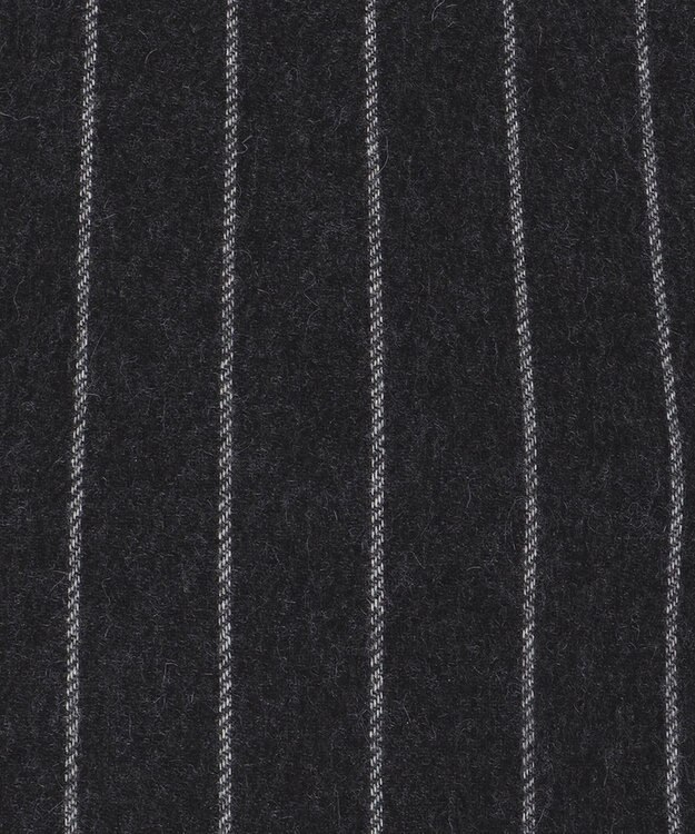 J.PRESS MEN リバーシブル カシミヤマフラー チェック×ストライプ ネイビー系4