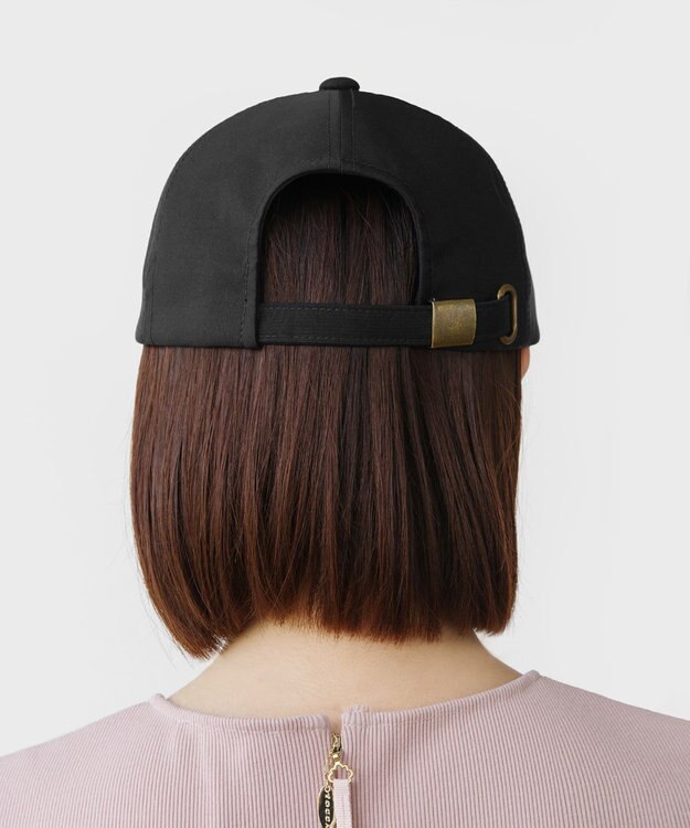 TOCCA 【UV90%以上カット・吸水速乾・抗菌防臭・接触冷感・サイズ調整可・洗える！】EXOTIC FLORAL LOGOCAP キャップ ブラック系