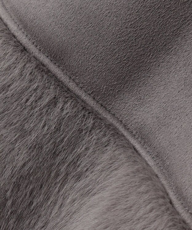 ANY SIS 【大人百花・美人百花掲載】Luxuryフェイクムートン コート スレート