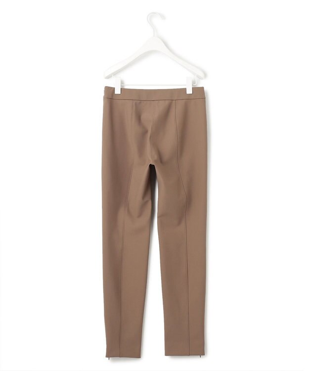 ICB 【洗える】テックストレッチ レギンスパンツ モカ系