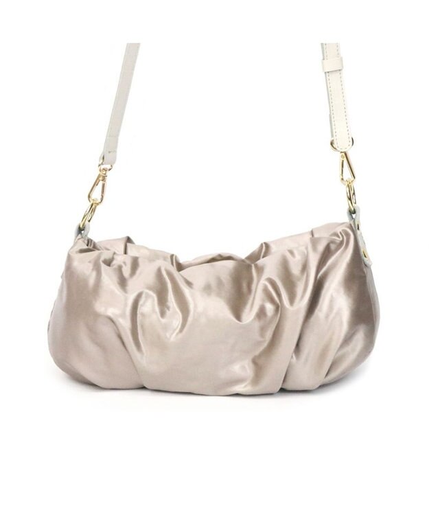 Regalo Felice 【長財布やペットボトルも入る / 軽量】ショルダー / REGALO GYG(グレージュ)