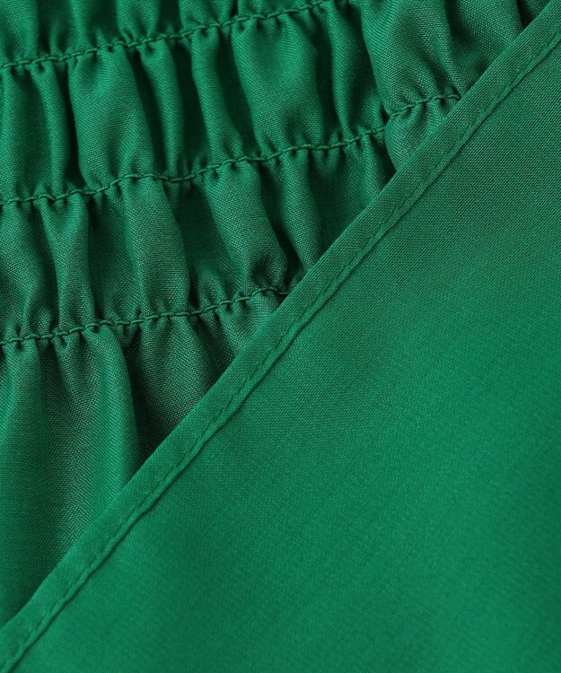 UNFILO 【WEB限定】シアーシャーリングブラウス グリーン