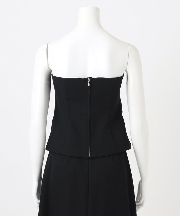 23区 L 【エステータ】ハードギャバジン ビスチェ ブラック系