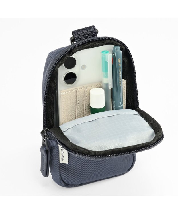 ACE BAGS & LUGGAGE W&.Day/Night ポッケスアプト ラウンドリュック A4サイズ 14.0インチPC収納 20221 ダブルアンドデイナイト ブルーグレー