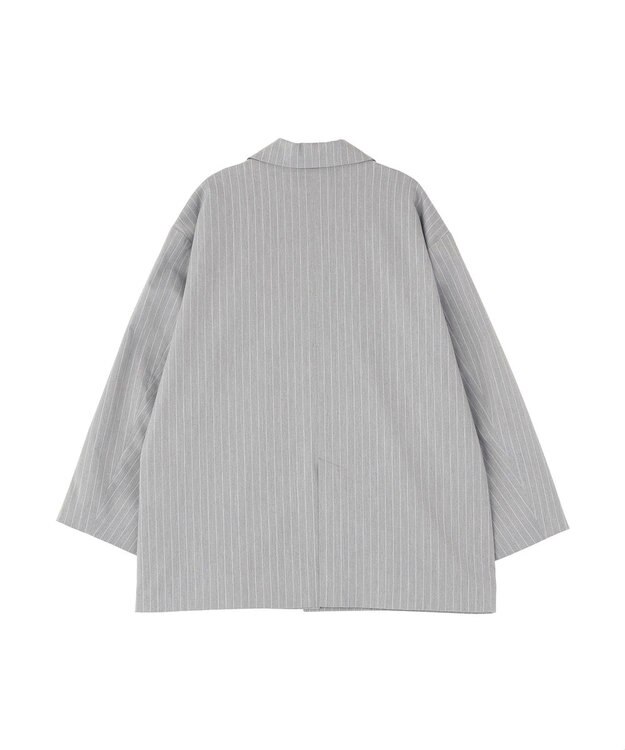 AMERICAN HOLIC オーバーサイズテーラージャケット Stripe Gray