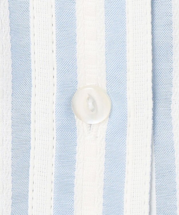 J.PRESS YORK STREET 【WOMEN】サイドドローストリング シャツブラウス サックスブルー系1