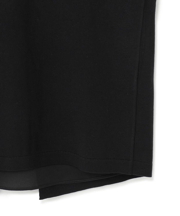 23区 【ご好評につきカラー追加/洗える】ヴィスコースストレッチ バックデザイン ニット ブラック系