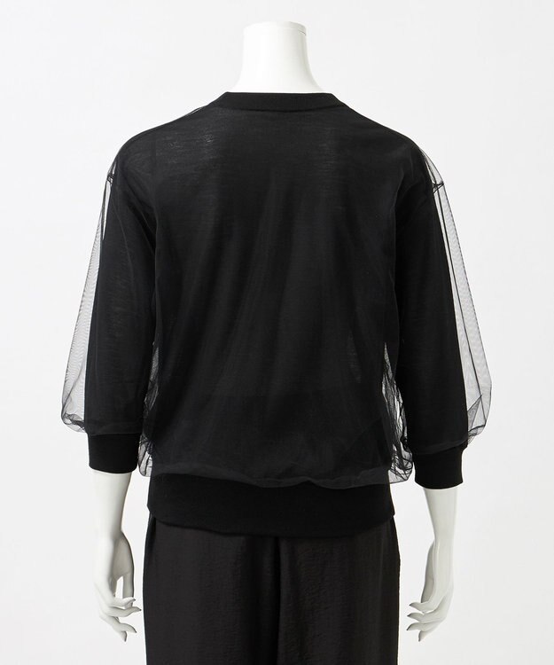 23区 【GOLD LABEL】チュールニット ブラック系