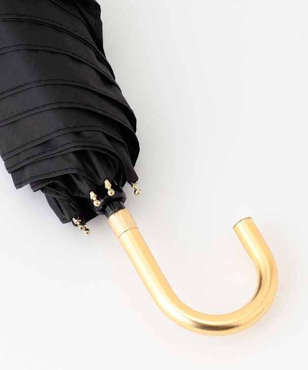 TOCCA 【晴雨兼用】【UVカット99.9%以上・遮光率99.9%・防水・ミニバッグ傘袋付き】CHECKER  CLOVER UMBRELLA 折り畳み傘 ベージュ系