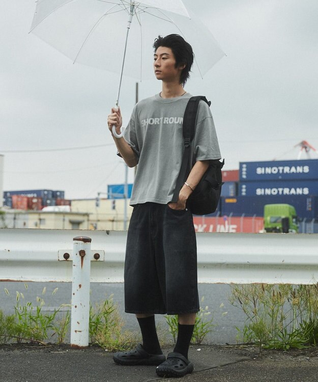 WEGO ピグメントBIGロゴボックスT（SS） グレー