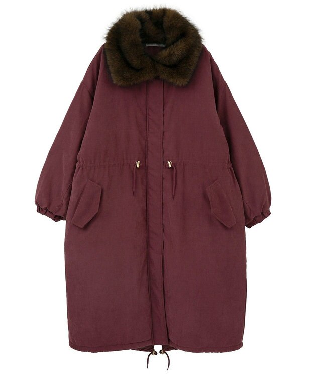 Green Parks ・ＥＬＥＮＣＡＲＥ　ＤＵＥ　中綿モッズコート Bordeaux