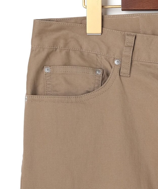 J.PRESS MEN 【ストレッチ】コンパクトピケストレッチ５ポケット パンツ ベージュ系