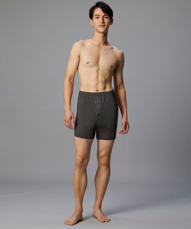 WACOAL MEN トランクス なめらかな肌ざわり やわらかなはき心地 前開き 下着 メンズ GT7071 /ブロス バイ ワコールメン ダークブラウン