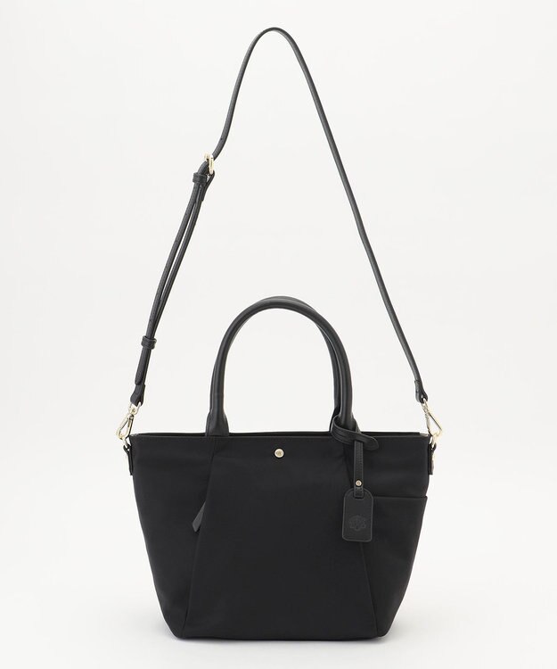 J.PRESS LADIES 【WEB限定】2wayナイロン Midium トート バッグ ブラック系