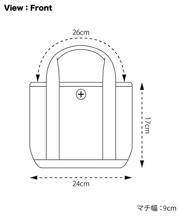 +RING 【ランチバッグ】傘生地を使用した撥水ミニトートバッグ XS CHK SR433 マルチカラー