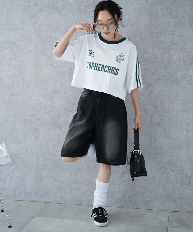 WEGO ライングラフィックショートT 柄2